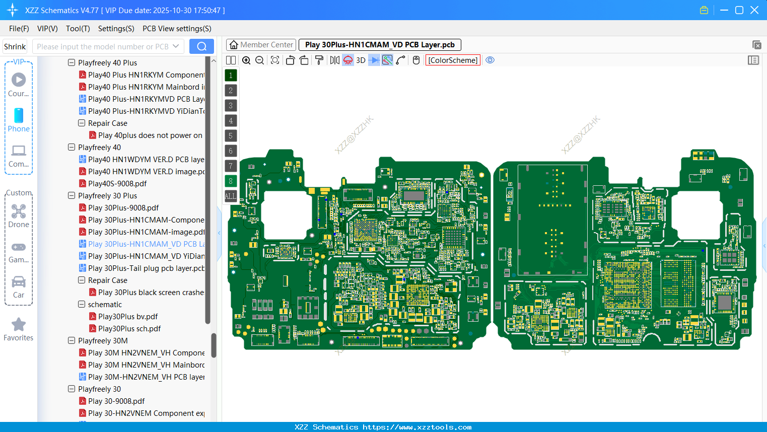 Honor Play 30Plus-HN1CMAM_VD PCB Layer